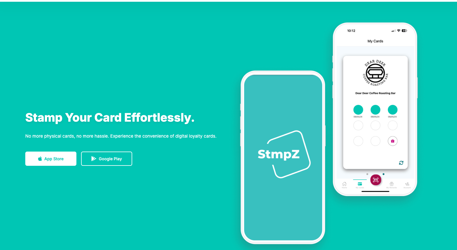 Stmpz platform powering mobile app, merchant dashboard, and admin portal from one Drupal backend
